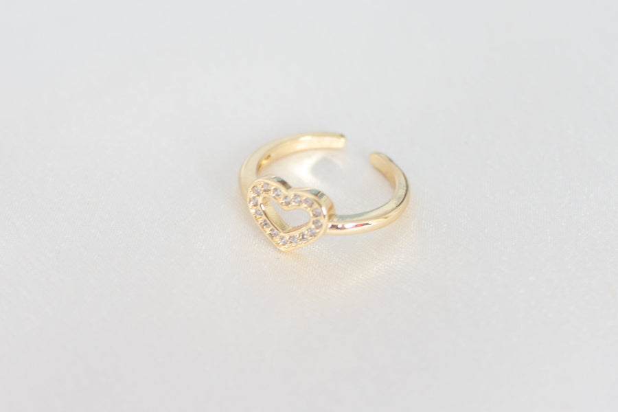 Anillo Corazón con Circones