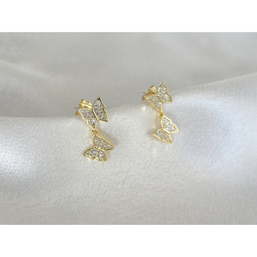 Aretes Mariposas Modelo 3